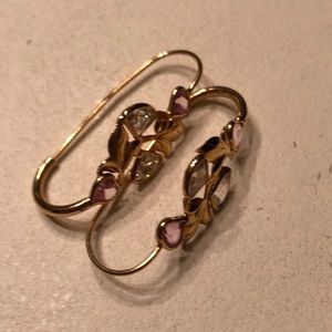 18K gold earrings from Italy